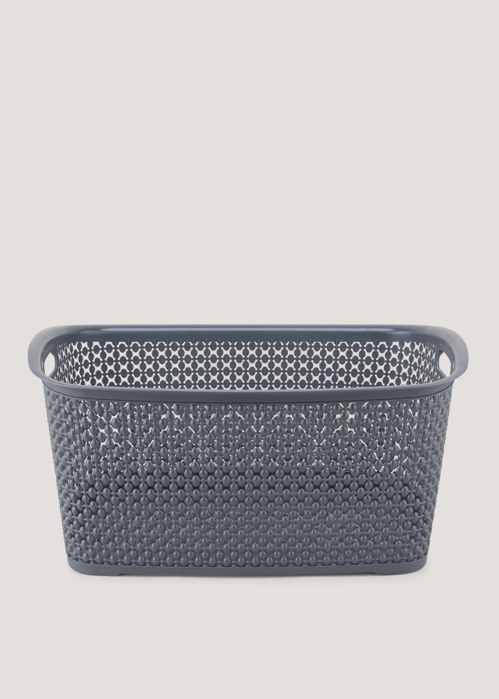 Dark Grey Laundry Basket Image 1