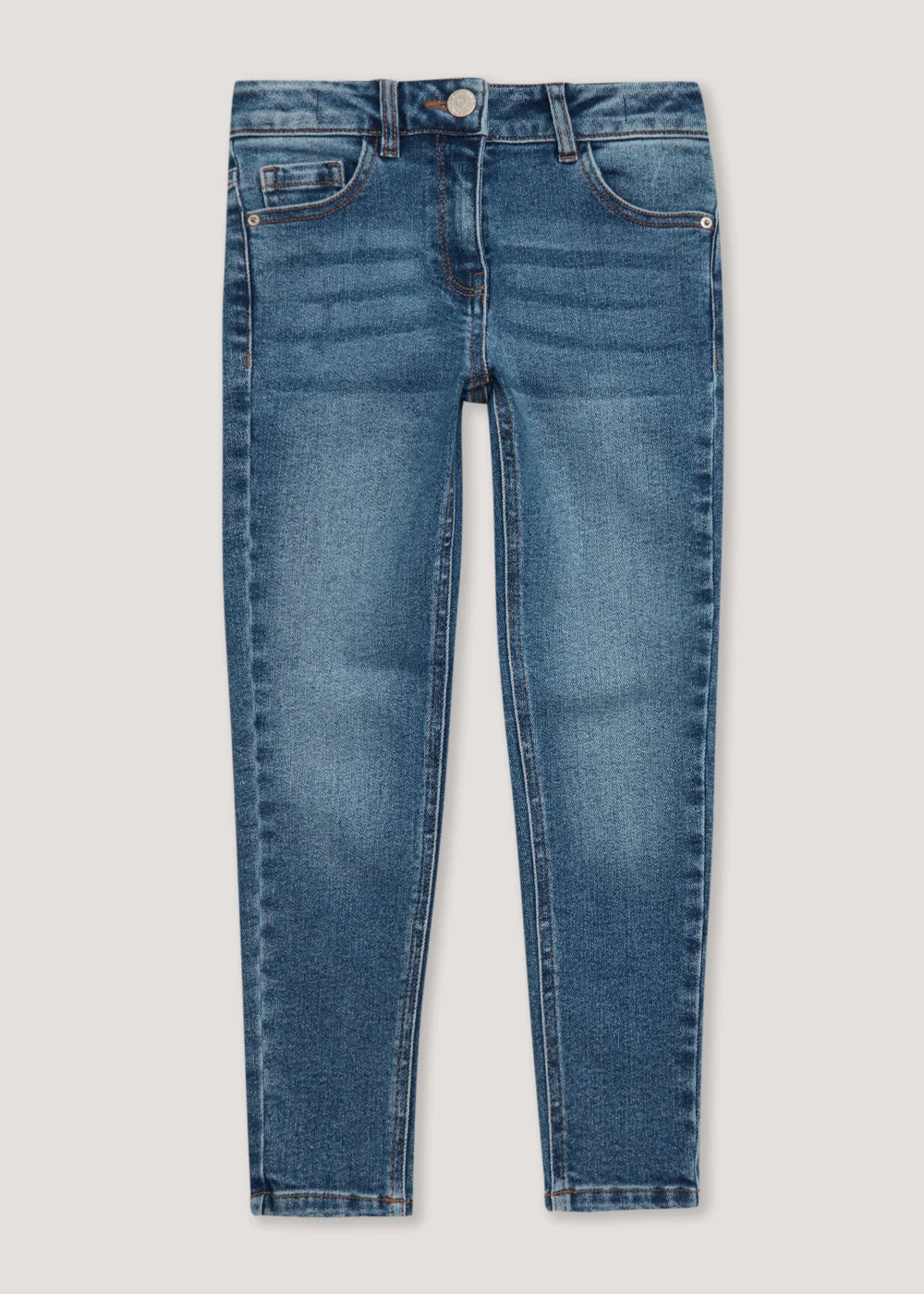 Girls Dark Wash Skinny Jeans (4-15yrs) - Age 4 Years Image 1