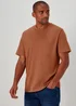 Brown Essential V-Neck T-Shirt - Small Image 1