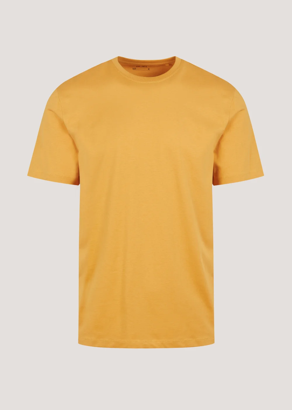 Gold Essential Crew Neck T-Shirt - S Image 1