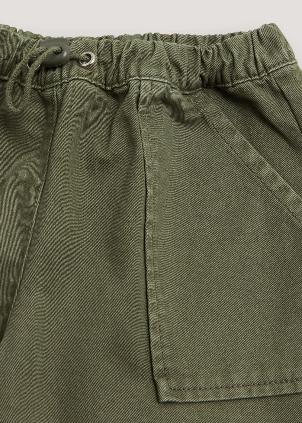 Girls Khaki Parachute Cargo Trousers (4-13yrs) - Age 4 Years Image 2