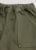 Girls Khaki Parachute Cargo Trousers (4-13yrs) - Age 4 Years Image 2