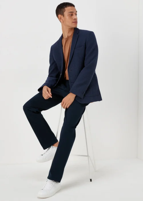 Taylor & Wright Donegal Navy Slim Fit Blazer - 38 Chest Regular Image 4