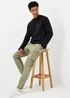 Sage Dyed Slim Fit Cargo Trousers - Extra small Image 4