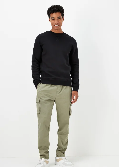 Sage Dyed Slim Fit Cargo Trousers - Extra small Image 1