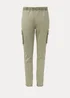 Sage Dyed Slim Fit Cargo Trousers - Extra small Image 5