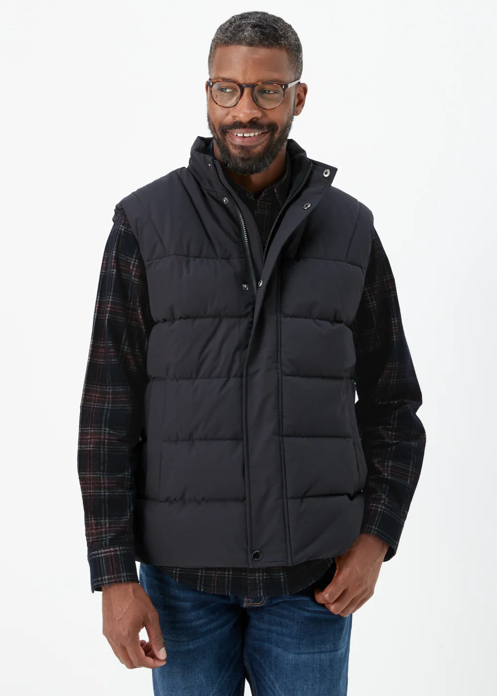 Lincoln Black Padded Tech Gilet - S Image 1
