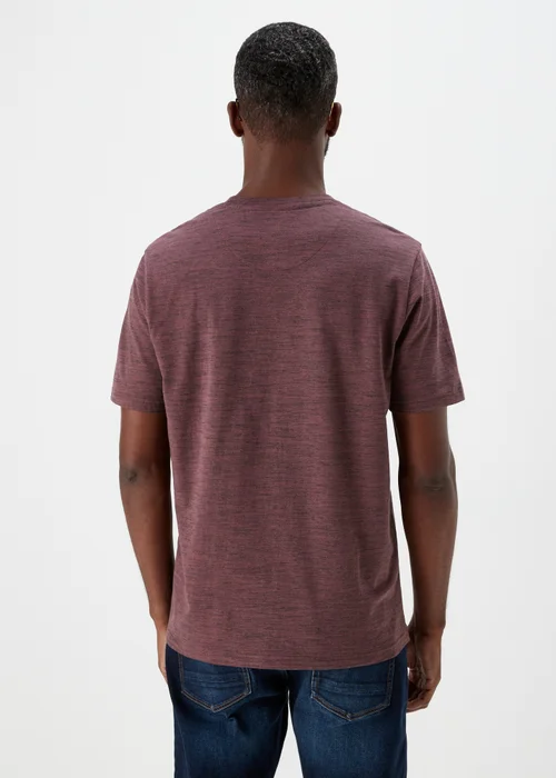 Lincoln Burgundy Space Dye T-Shirt - S Image 2