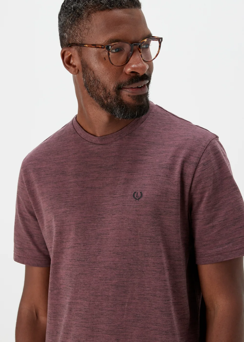 Lincoln Burgundy Space Dye T-Shirt - S Image 3
