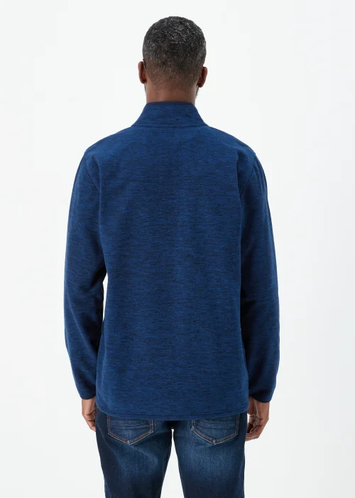 Lincoln Cobalt Blue Zip Up Fleece Jacket - S Image 2