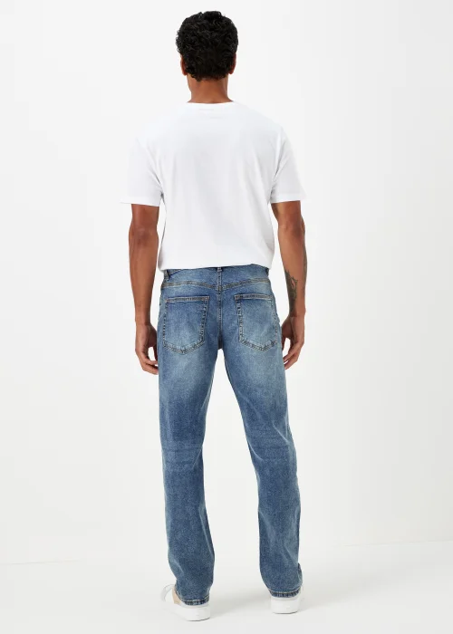 Mid Wash Straight Fit Jeans - 30 R Image 2