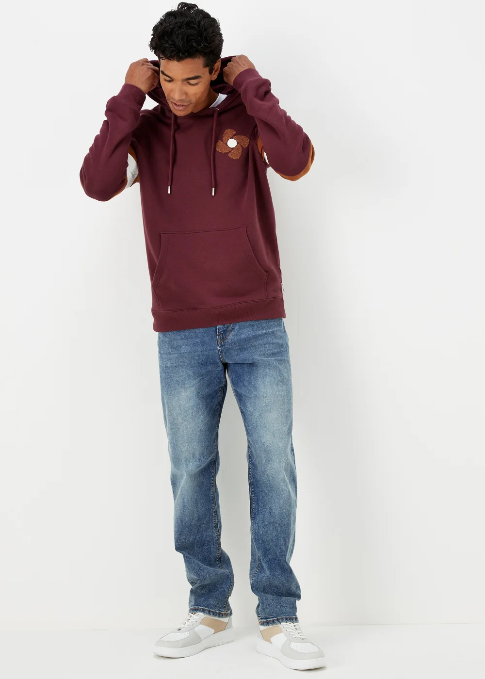 Mid Wash Straight Fit Jeans - 30 R Image 4