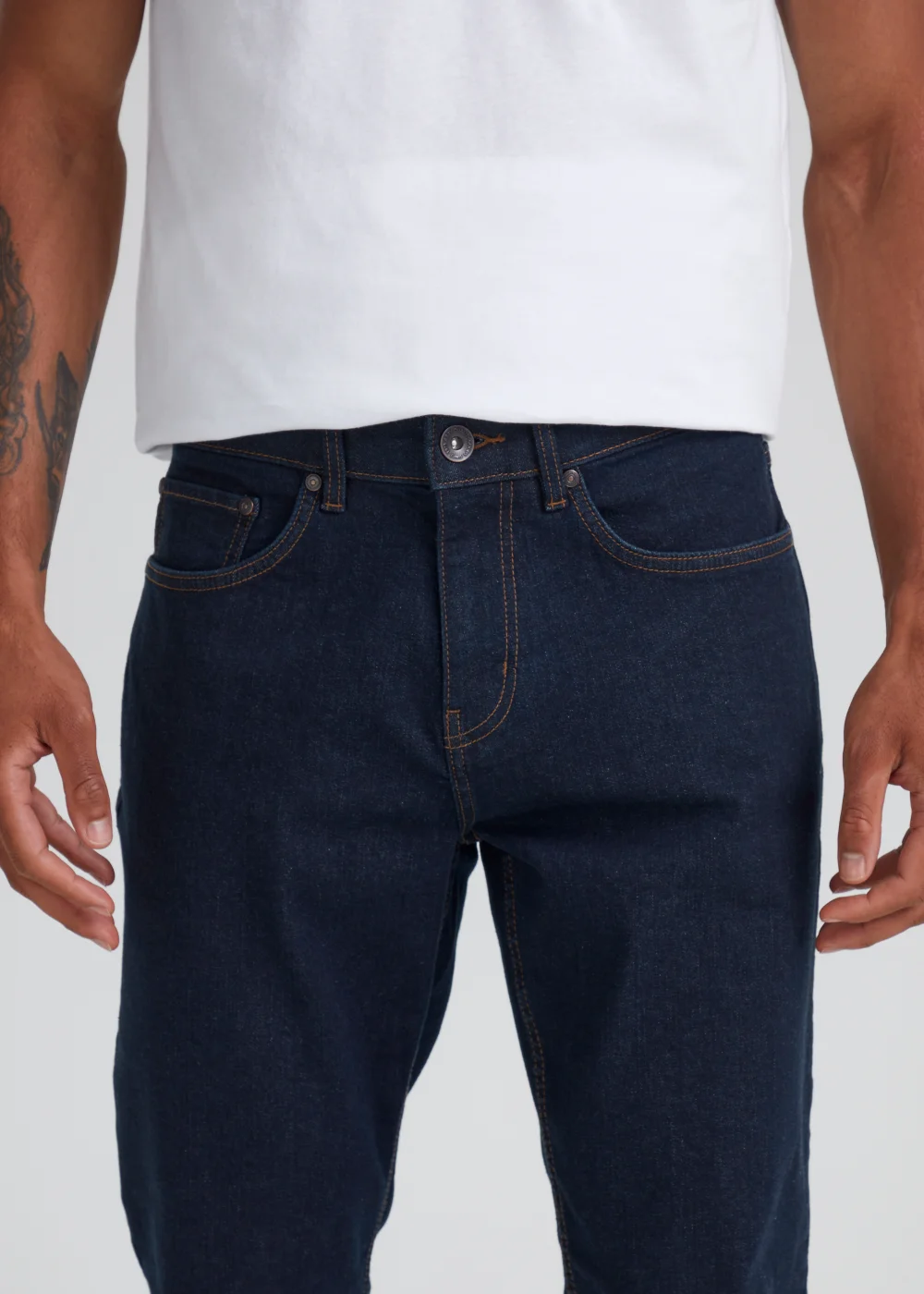 Raw Wash Stretch Slim Fit Jeans - 30 R Image 3