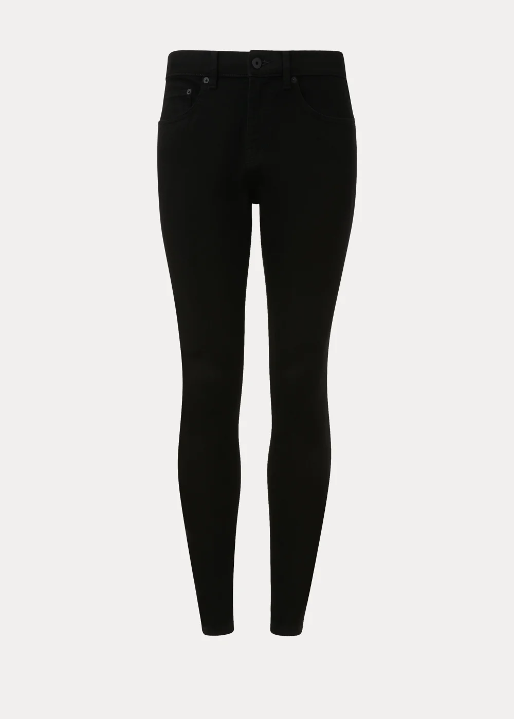 Black Stretch Super Skinny Jeans - 28 R Image 5