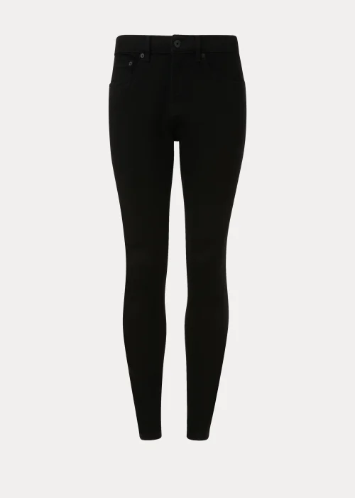 Black Stretch Super Skinny Jeans - 28 R Image 5