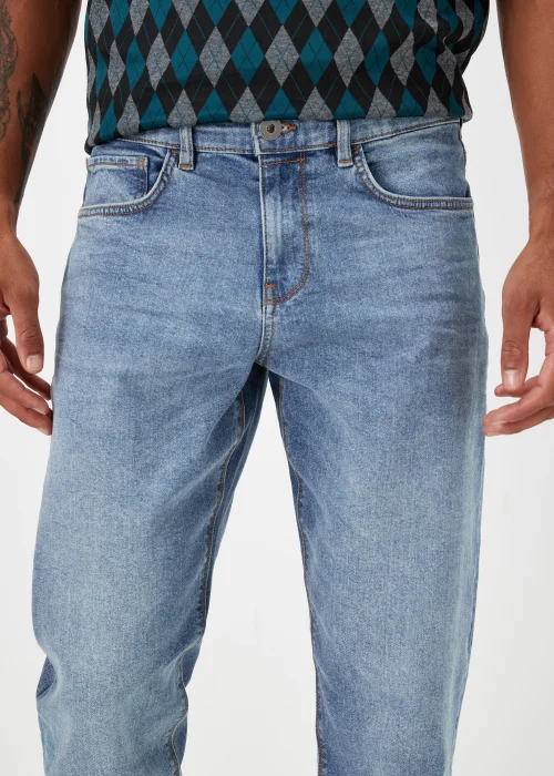 Mid Wash Slim Fit Jeans - 30 R Image 3