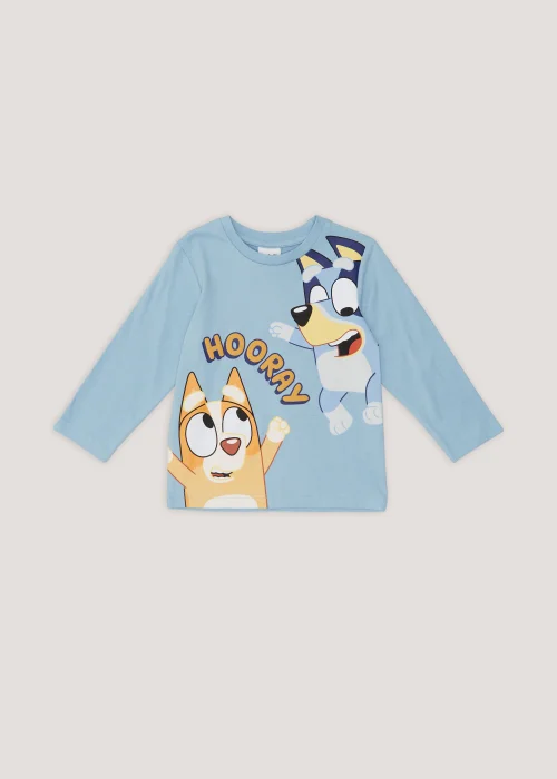 Kids Blue Bluey Print Long Sleeve T-Shirt (18mths-5yrs) - 2-3 Yrs Image 1