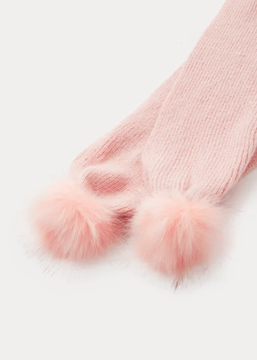 Girls 3 Piece Sparkle Hat Scarf & Gloves Set (3-13yrs) - Age 3 - 6 Years Image 2
