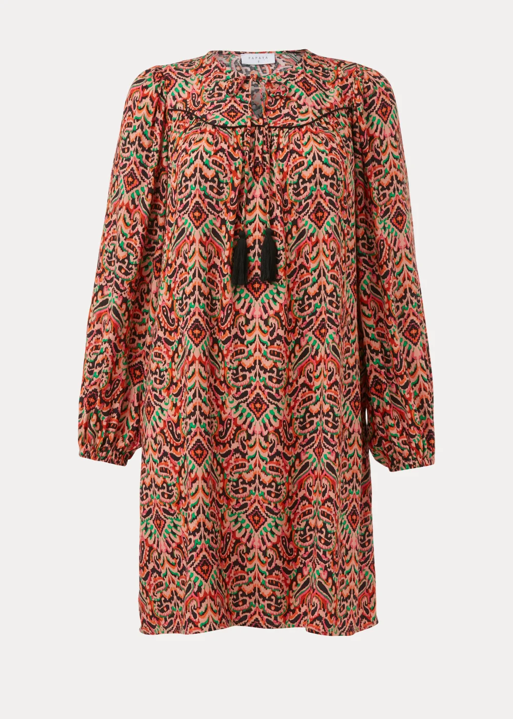 Orange Aztec Mini Dress - 8 Image 5