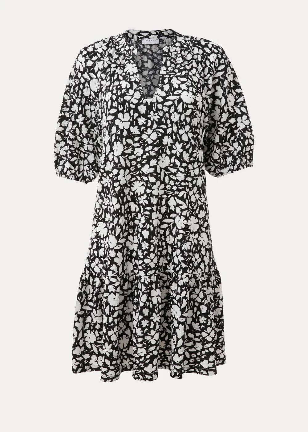 Cream Paisley Print Crinkle Jersey Mini Dress - 8 Image 5