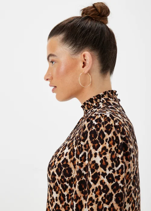 Stone Leopard Print Mini Dress - 8 Image 3