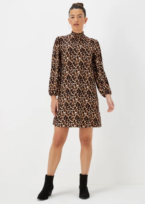 Stone Leopard Print Mini Dress - 8 Image 1