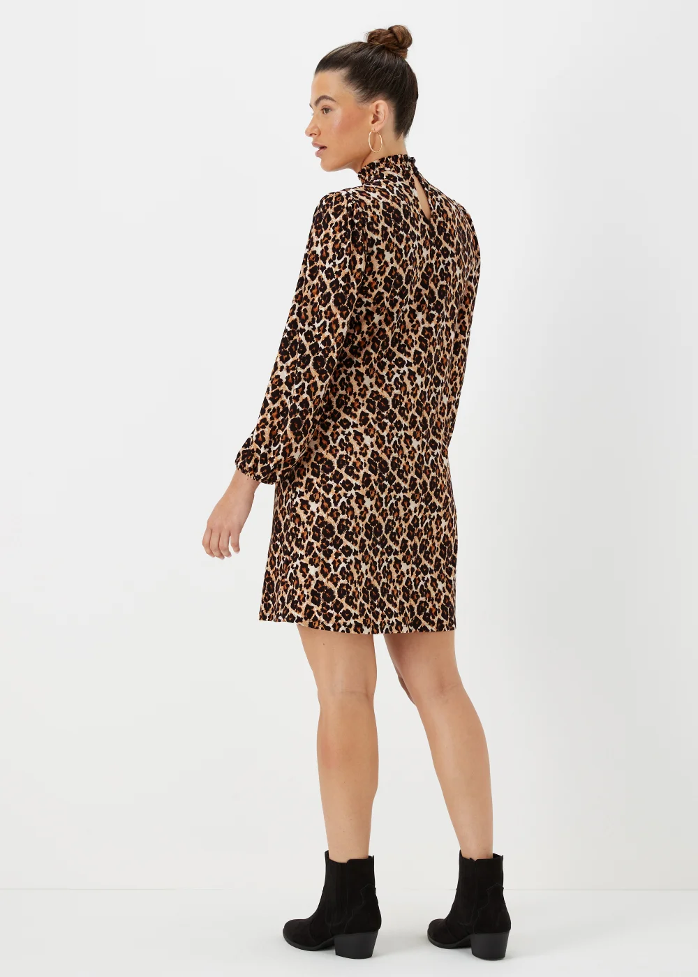 Stone Leopard Print Mini Dress - 8 Image 2