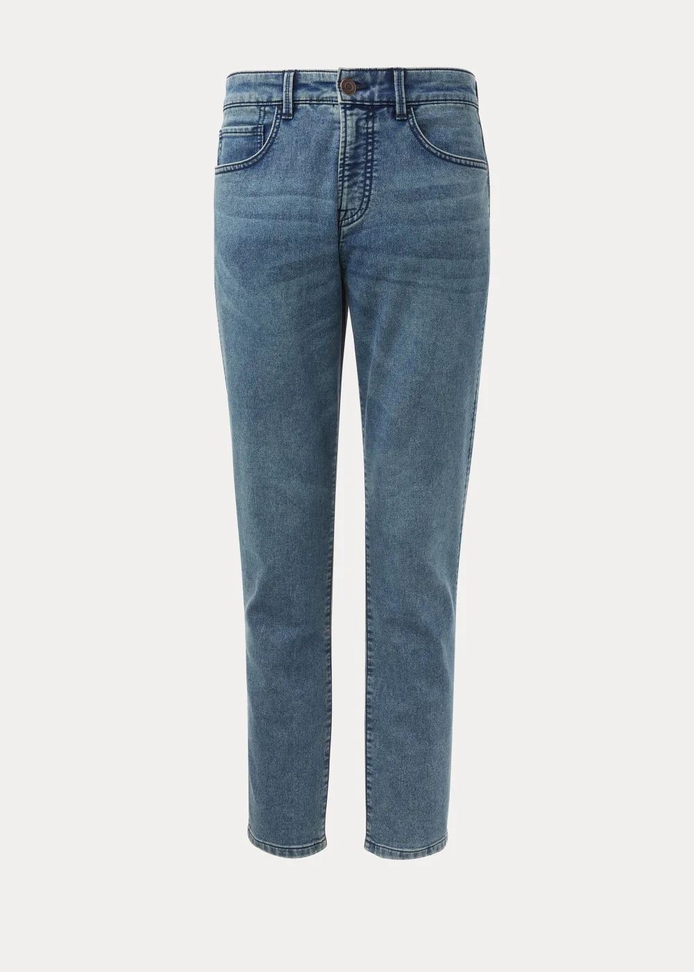 Mid Wash Ultra Comfort Slim Fit Jeans - 28 R Image 5