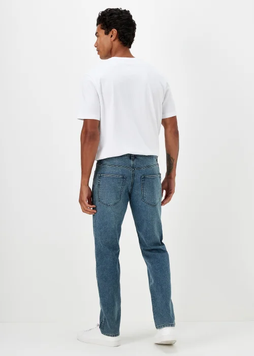 Mid Wash Ultra Comfort Slim Fit Jeans - 28 R Image 2