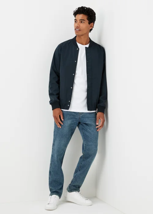 Mid Wash Ultra Comfort Slim Fit Jeans - 28 R Image 4