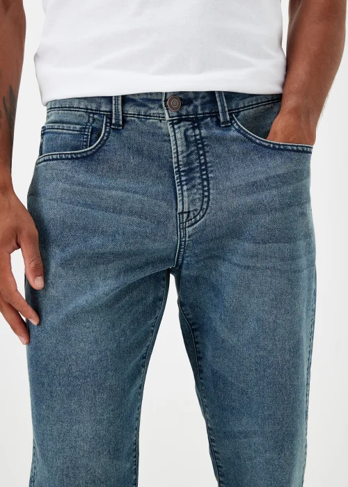 Mid Wash Ultra Comfort Slim Fit Jeans - 28 R Image 3