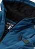 Boys Blue Zip Up Puffer Jacket (4-13yrs) - Age 4 Years Image 2