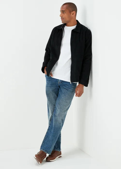 Mid Wash Straight Fit Jeans - 30 R Image 4
