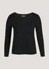 Papaya Curve Black Essential Scoop Neck Top - Size 18 Image 1
