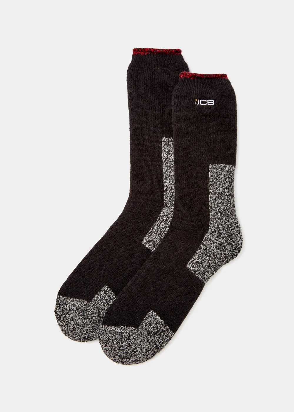 JCB Black Thermal Socks - Sizes 6 - 8.5 Image 1