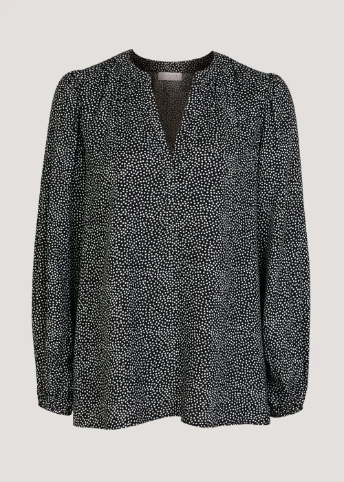 Black Spot Blouse - Size 8 Image 5