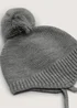 Grey Baby Trapper Hat (Newborn-2yrs) - Age 0 - 3 Months Image 2