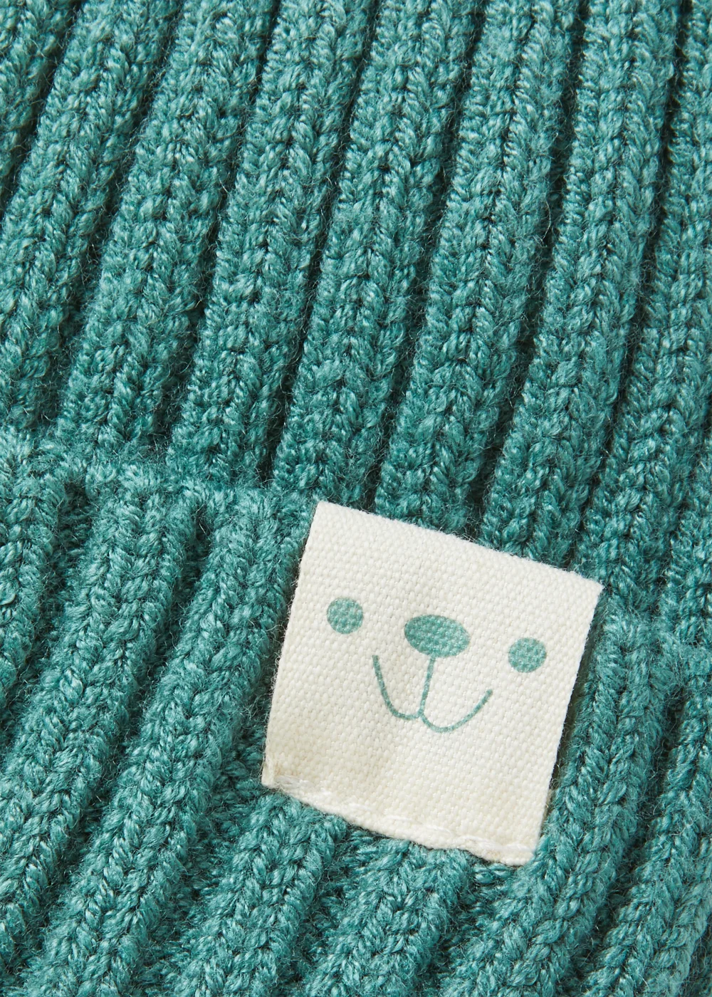 Sage Teddy Fleece Double Pom Pom Baby Hat (Newborn-2yrs) - Age 0 - 3 Months Image 2