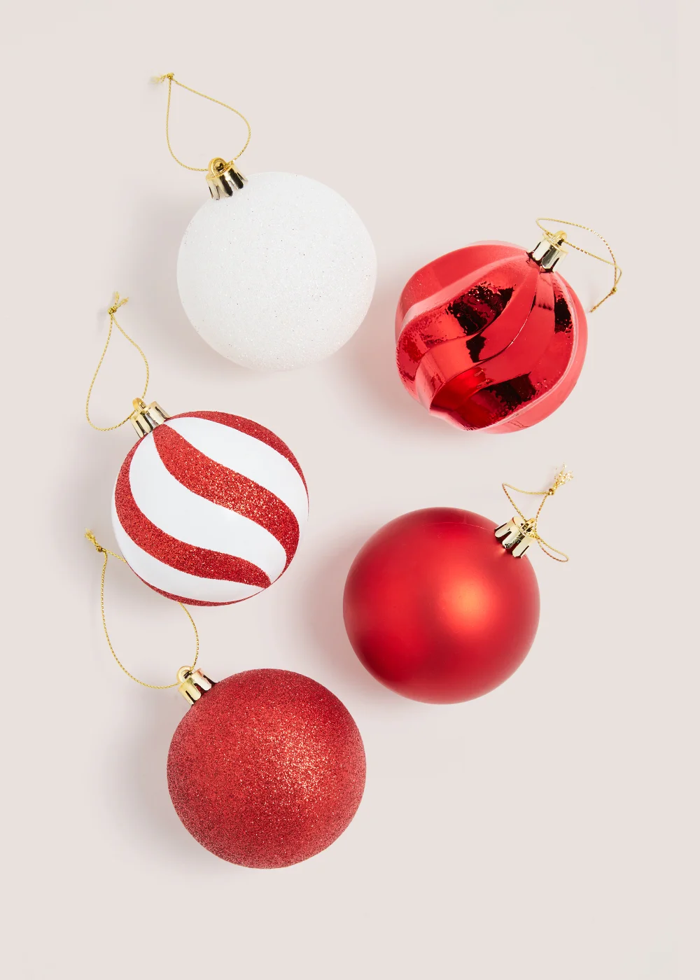 30 Pack Candy Cane Baubles (17cm x 17cm x 19cm) Image 2