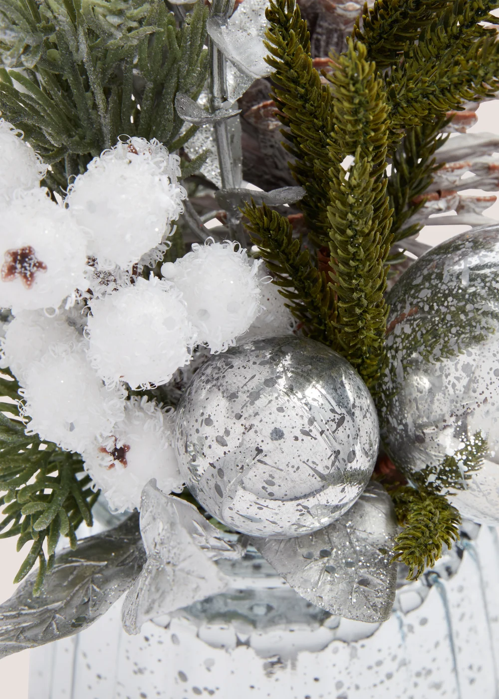 Silver Foliage Arrangement (23cm x 20cm x 36cm) Image 2