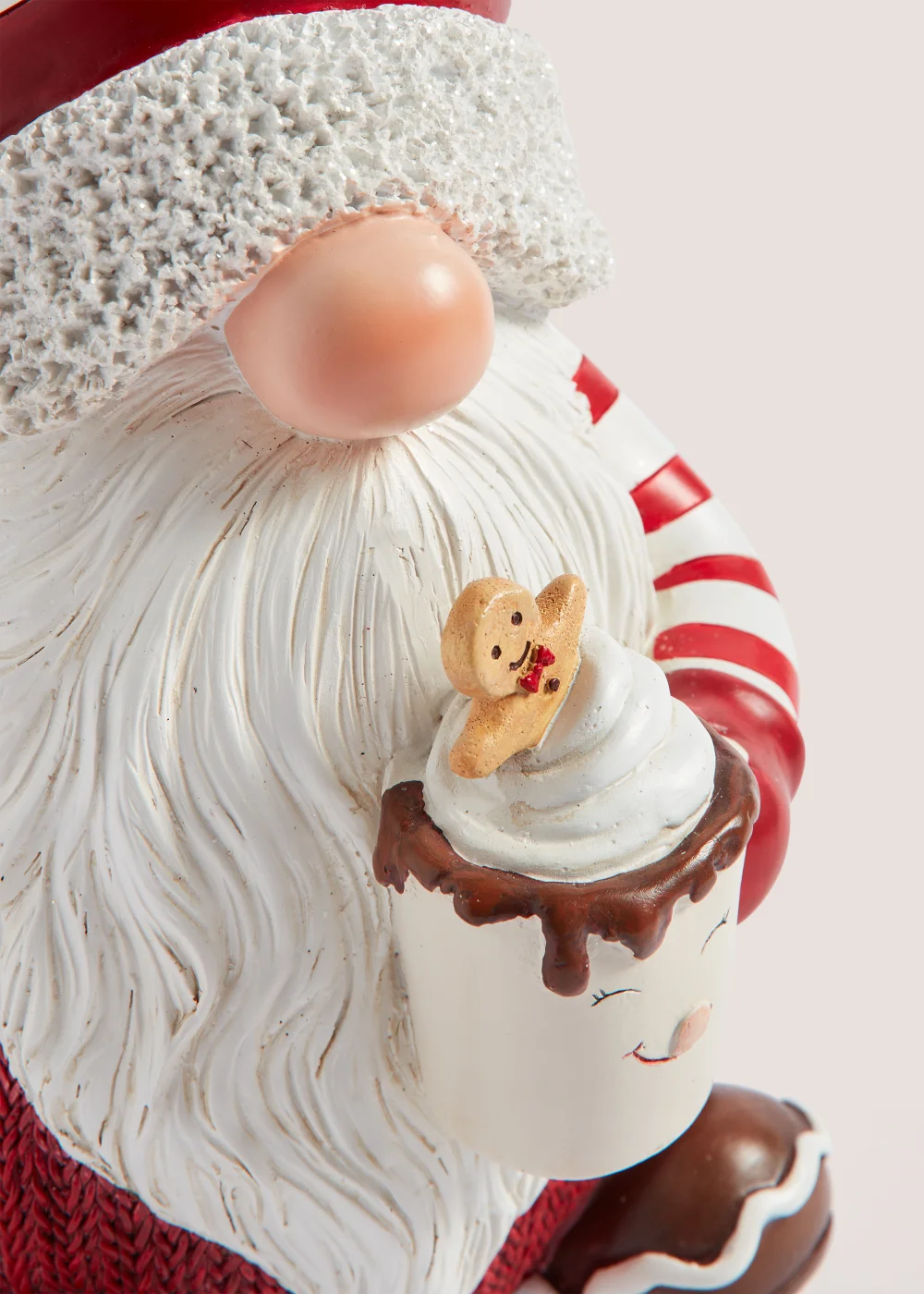 Large Resin Christmas Gonk with Cup (20.5cm x 19cm x 30.5cm) Image 2