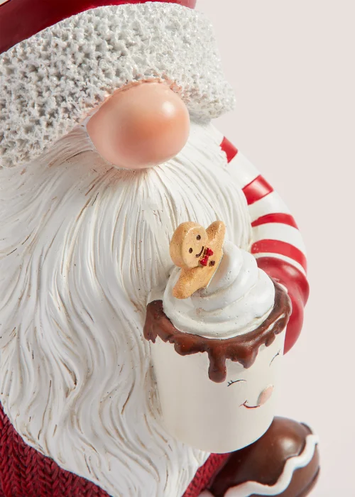 Large Resin Christmas Gonk with Cup (20.5cm x 19cm x 30.5cm) Image 2