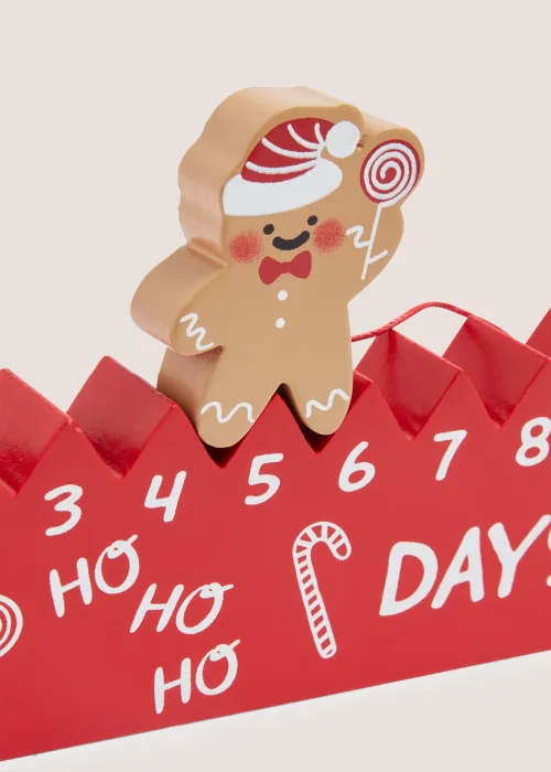 Gingerbread Christmas Countdown (46cm x 2.5cm x 6.5cm) Image 2