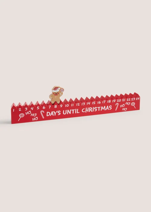 Gingerbread Christmas Countdown (46cm x 2.5cm x 6.5cm) Image 1