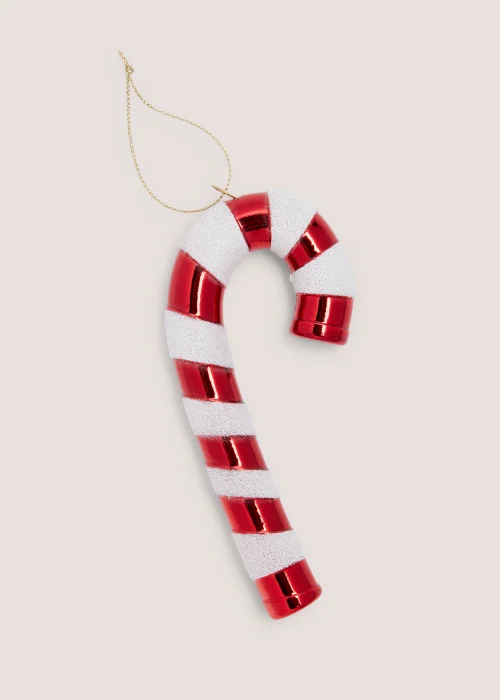 6 Pack Candy Cane Christmas Tree Decorations (14cm) Image 2