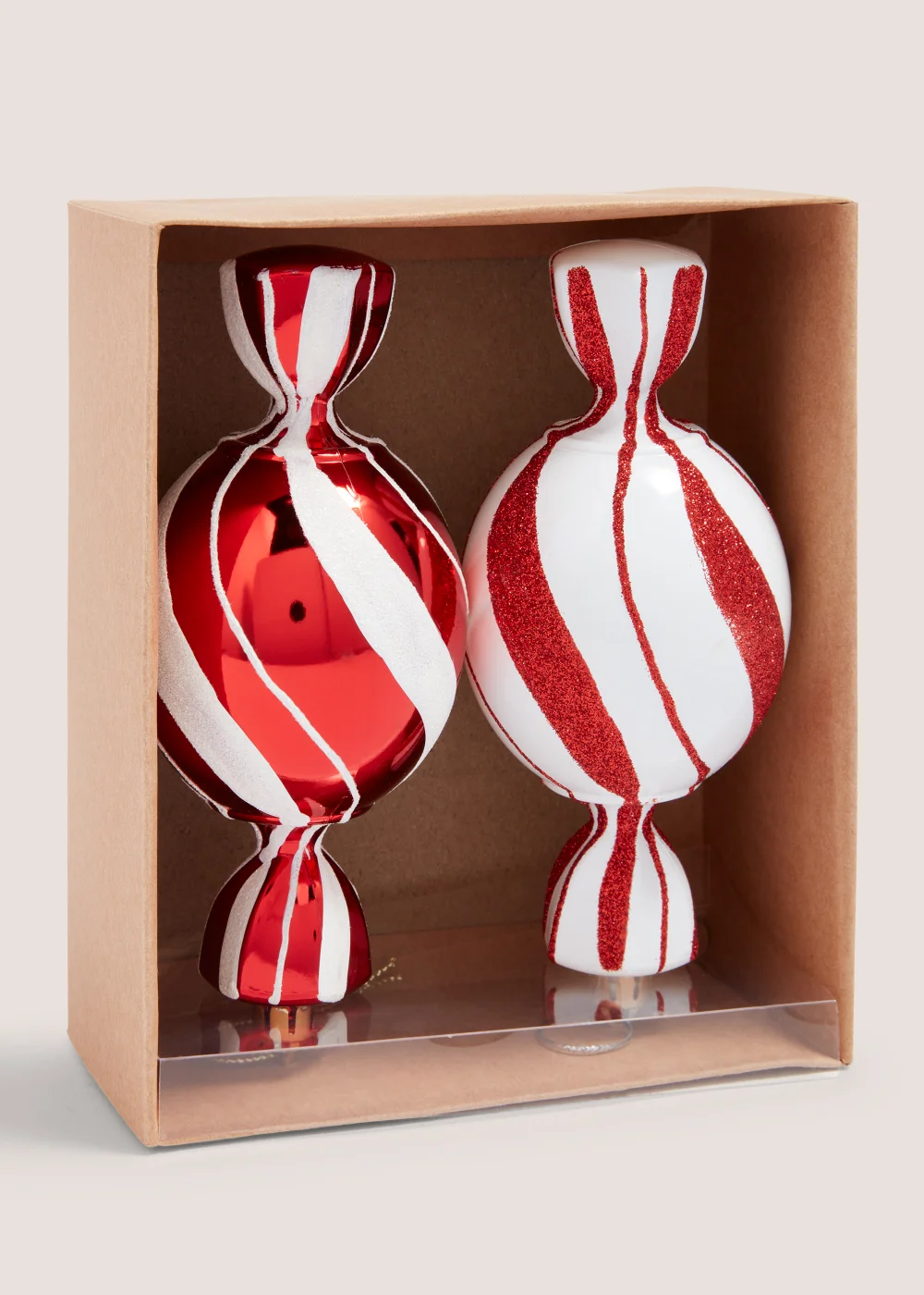 2 Pack Sweet Christmas Tree Decorations (16cm) Image 1