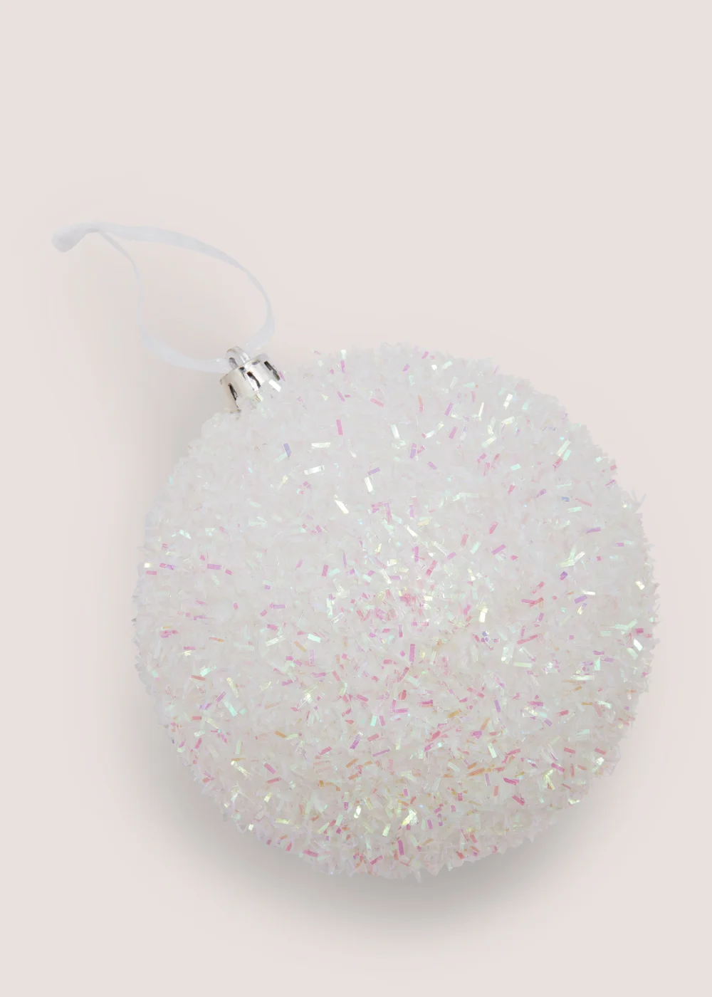 3 Pack Iridescent Christmas Tree Baubles (34cm x 12cm x 11cm) Image 2
