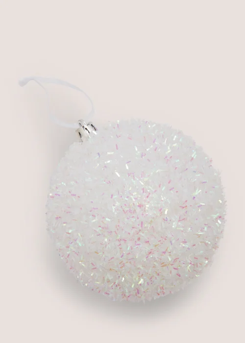 3 Pack Iridescent Christmas Tree Baubles (34cm x 12cm x 11cm) Image 2