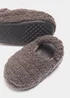 Boys Grey Padded Mule Slippers (Younger 4-12) - Size 4 Infants Image 2