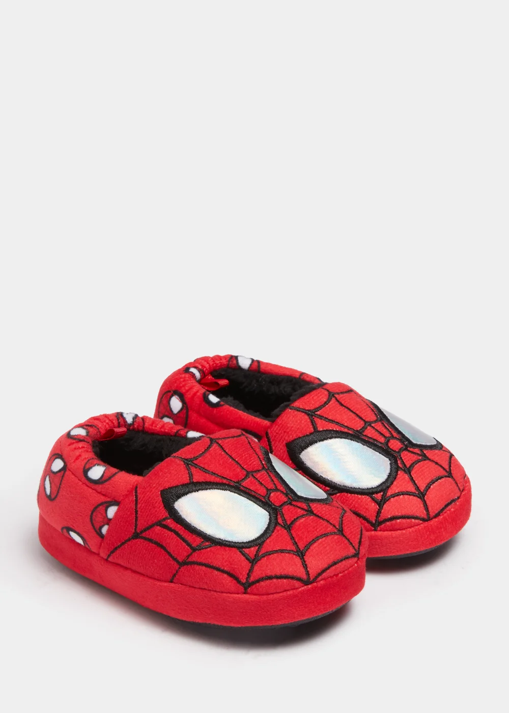 Kids Red Spider-Man Slippers (Younger 4-12) - Size 4 Infants Image 1